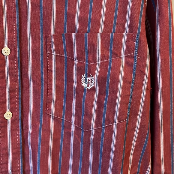 Chaps Long Sleeve Stripped Button Down - Picture 2 of 4